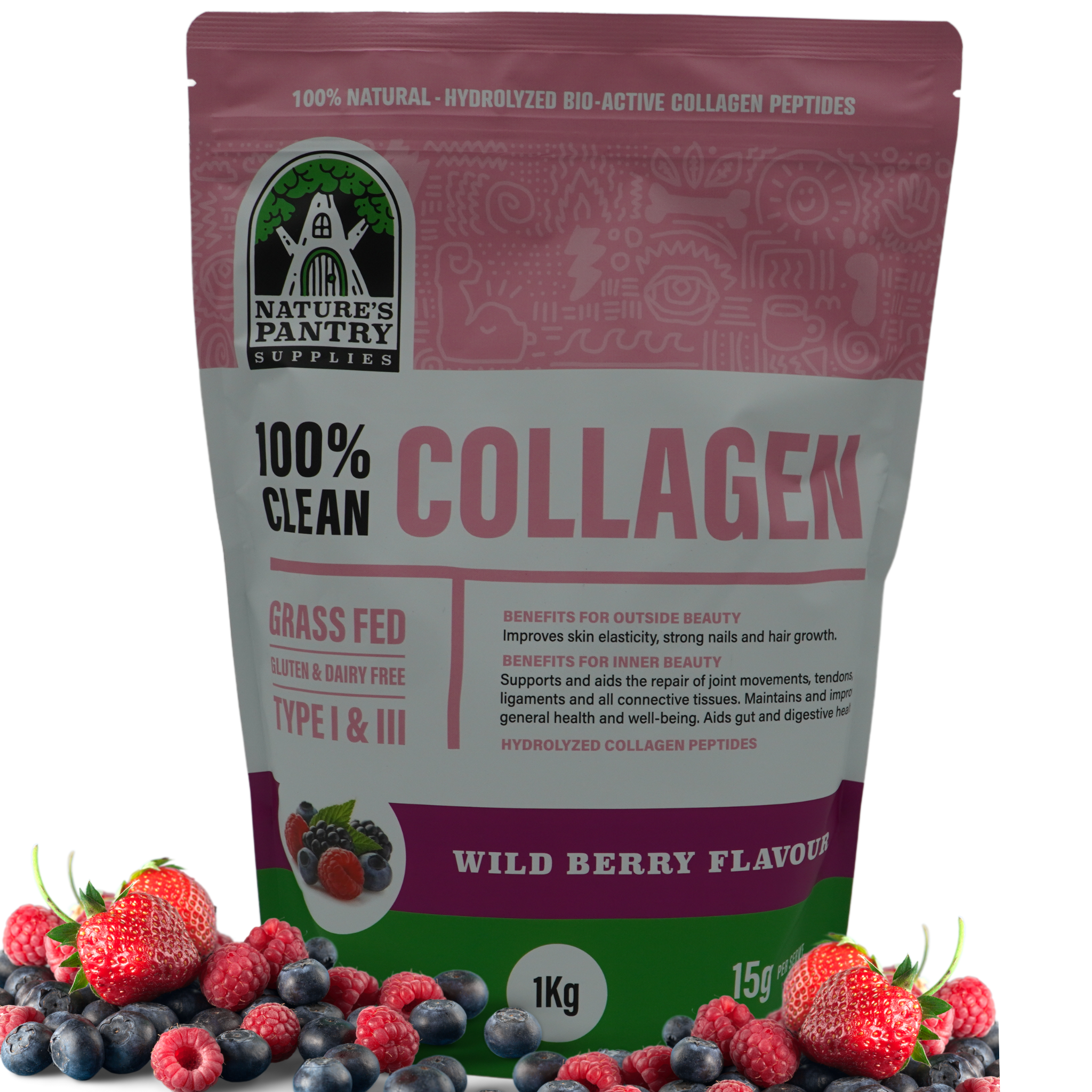 Wildberry Hydrolyzed Collagen Peptides